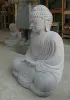  Product image 3 of the product “Seated Japanese Buddha made of Riverstone in Dhyana position - gesture of meditation, H. 81cm ”